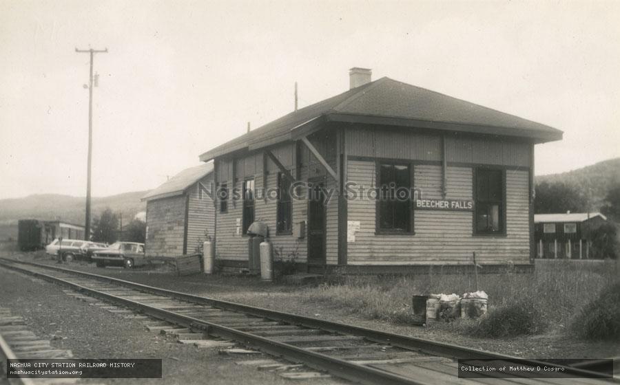 Postcard: Maine Central Railroad Station, Beecher Falls, Vermont